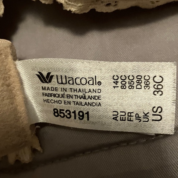 Wacoal Nude Lace Trim Bra - Picture 10 of 10